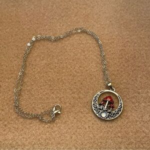 Cute Mushroom Necklace 21” BN